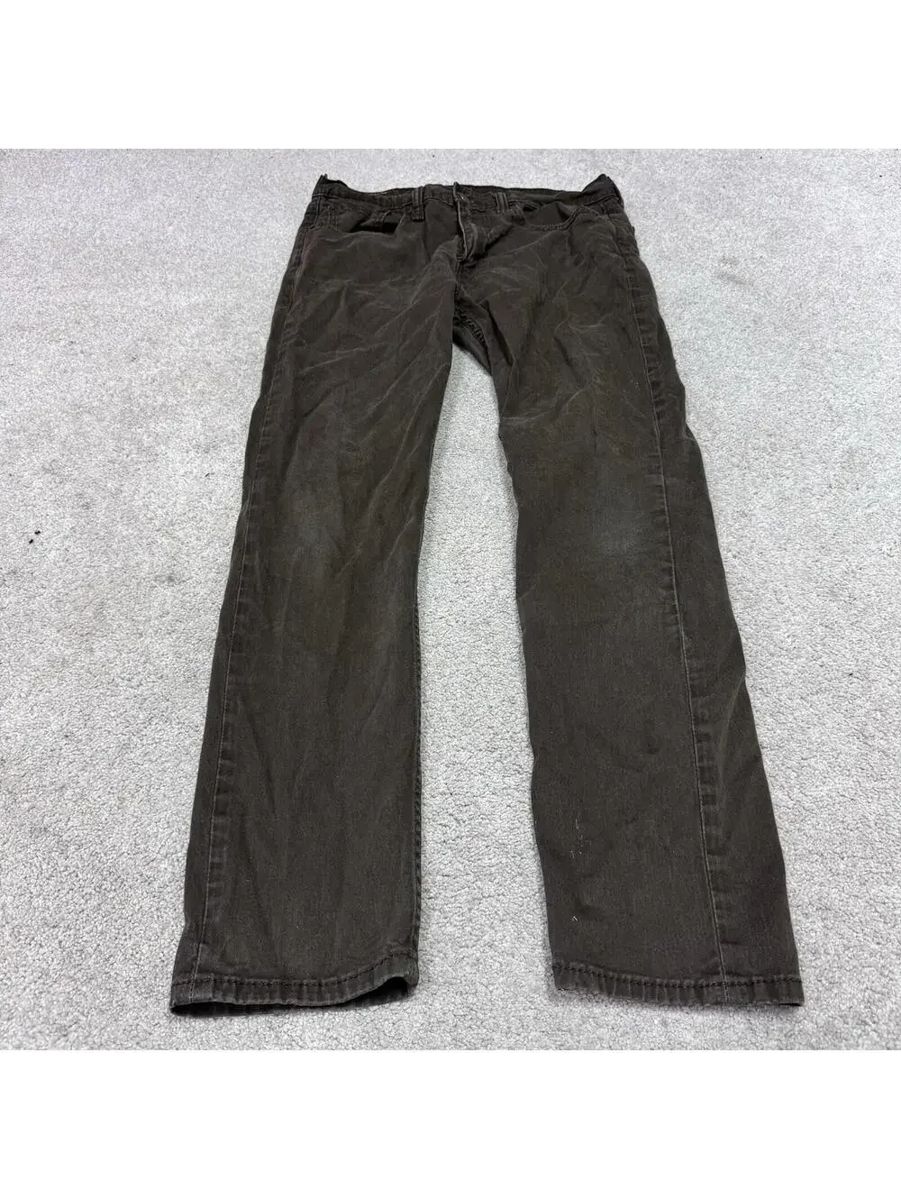 Levi’s 502 Jeans Straight Men’s Brown Skinny Size 31X32